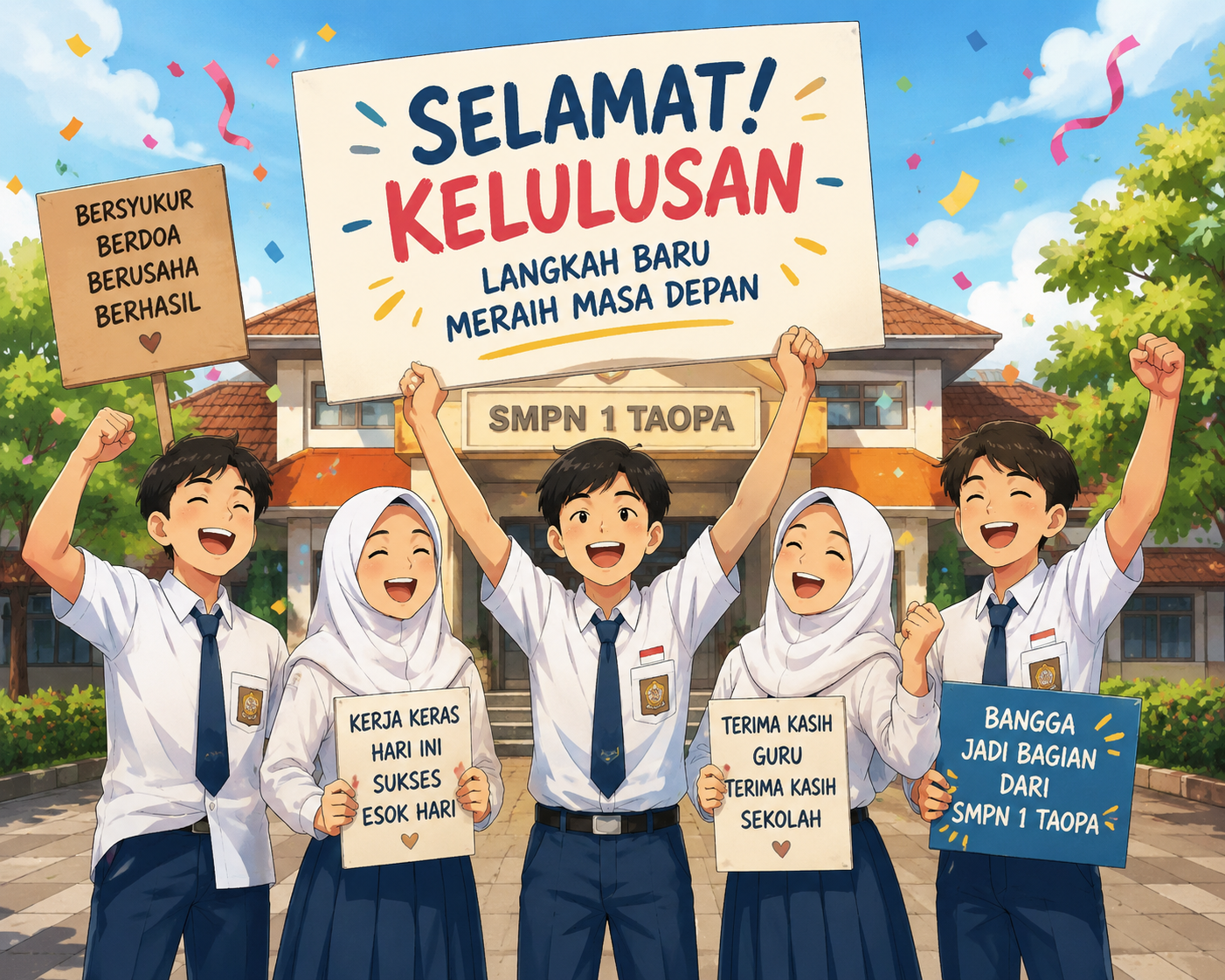 Pengumuman Kelulusan Kelas IX SMPN 1 Taopa Tahun 2026 Digelar Secara Online